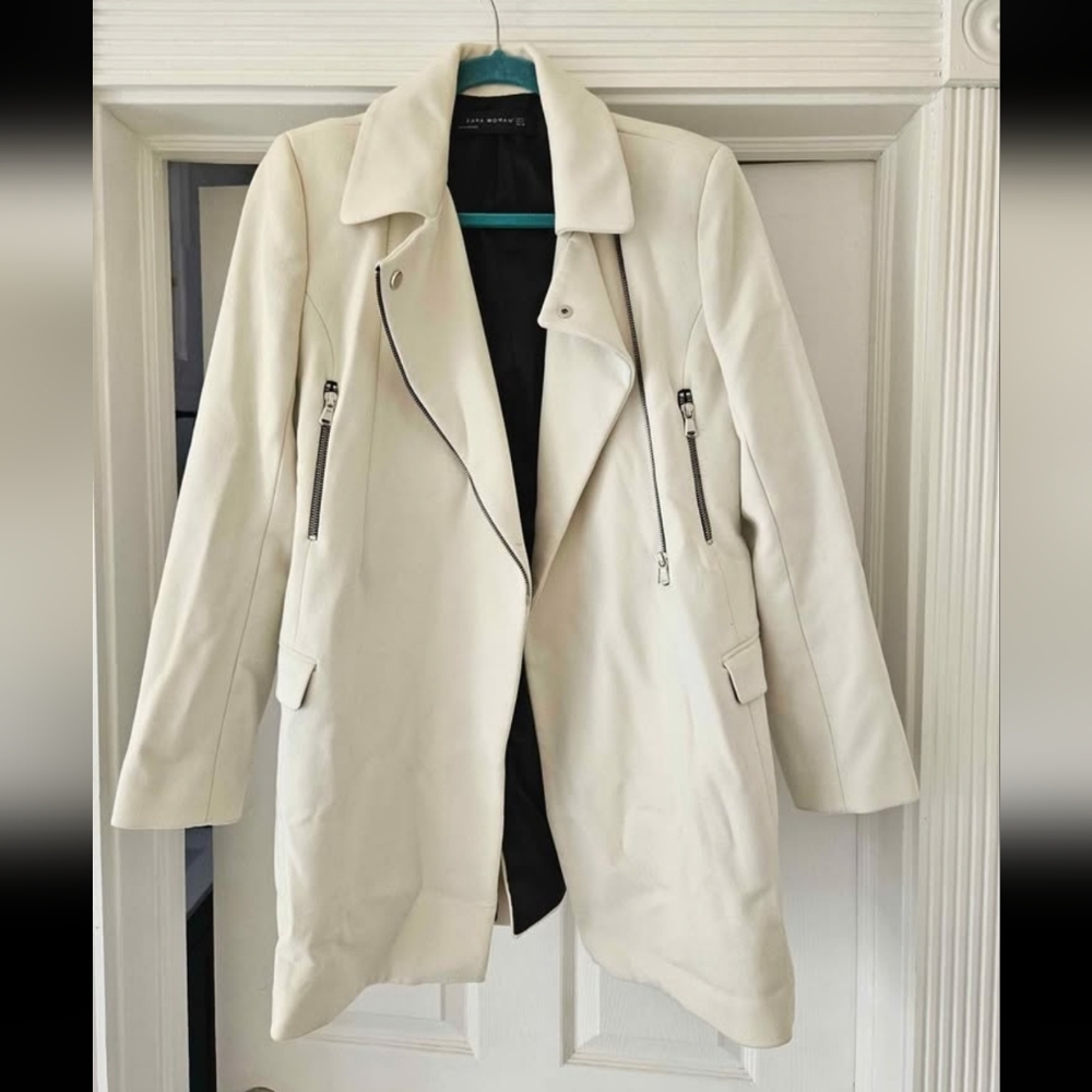 Zara White Coat
